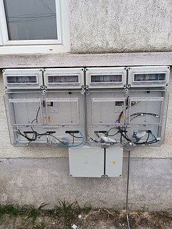 Új csoportos mérőhely (M+V 2x) kialakítása